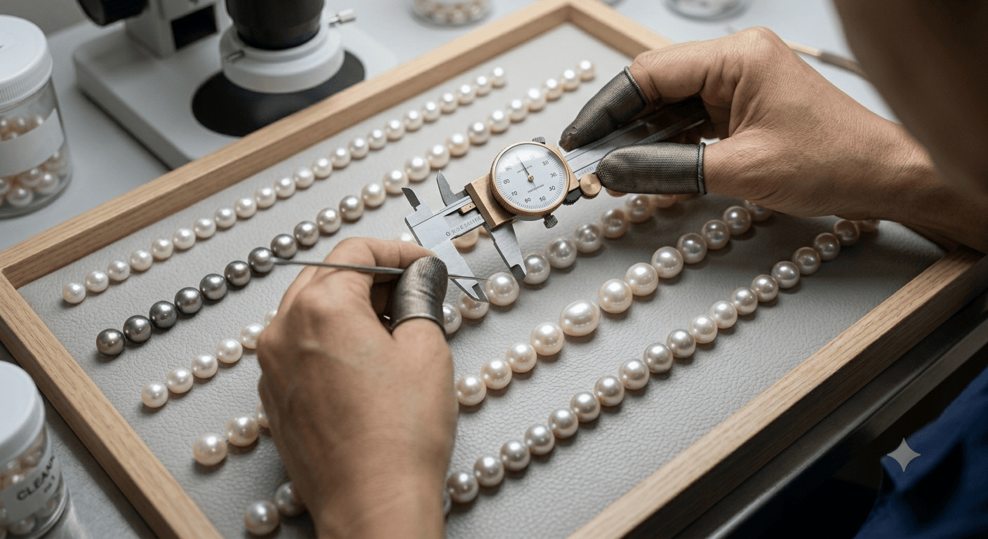 Quality grading of pearls